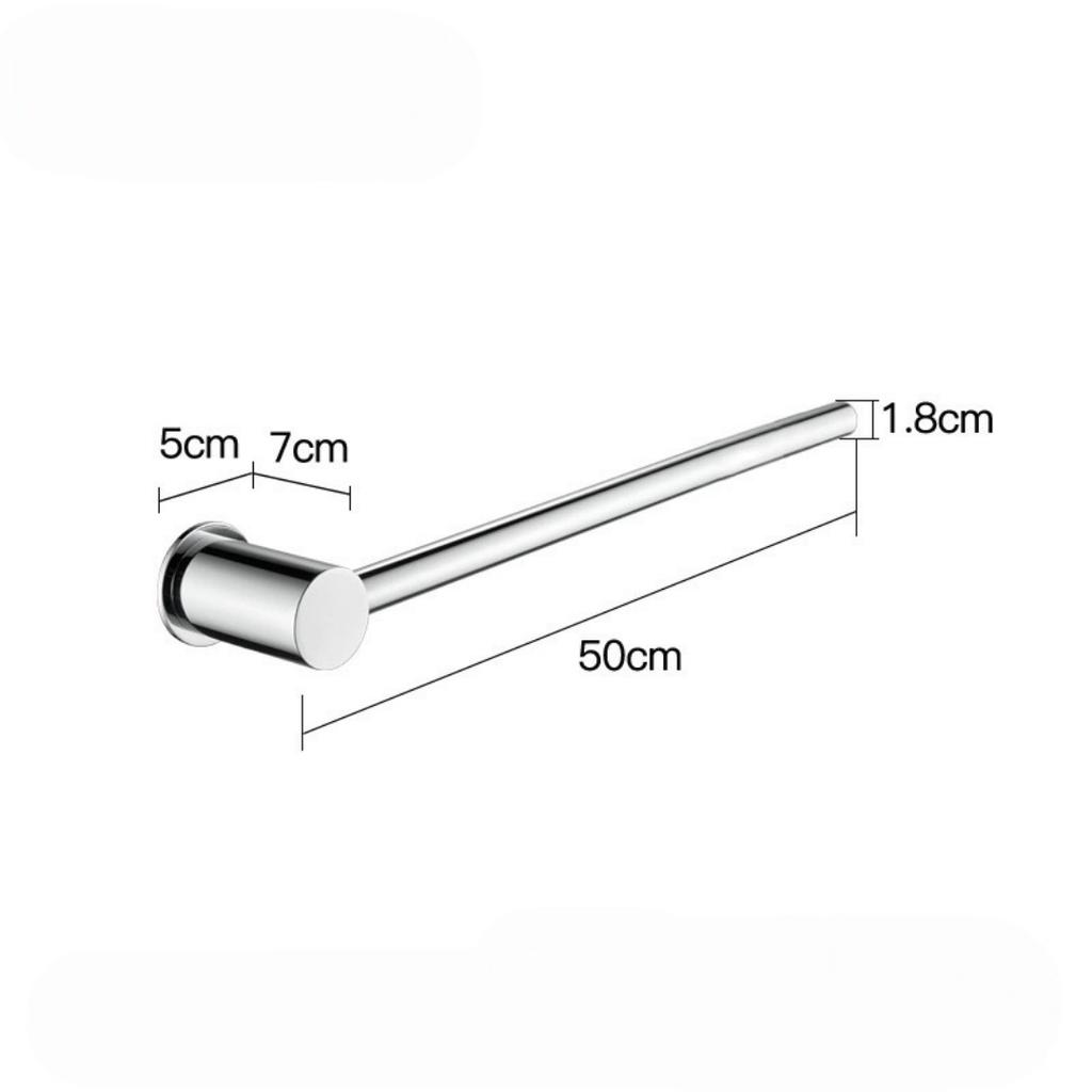 Tuqiu Brushed Gold Towel Hanger Wall Mounted Brass Towel Rack Bathroom Towel Holder Brass Towel Bar Rail Brief Towel Holder