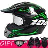 Youth Off-Road Full Face Helmet With 100% Goggles Gloves Mask Bike Karting