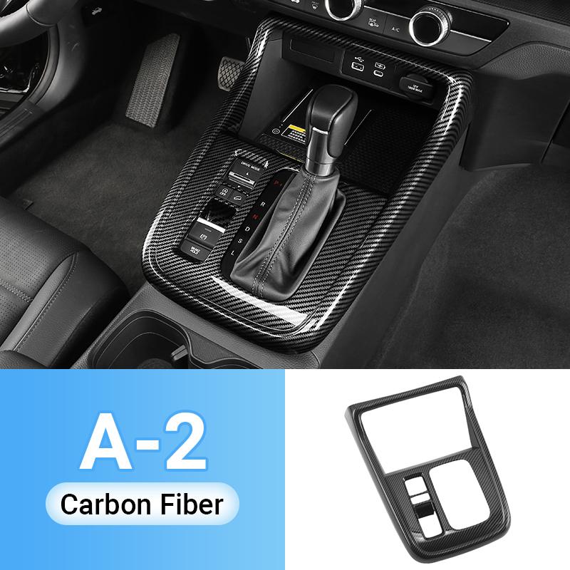 Для Honda CR-V CRV 6-го поколения 2023 2024 2025 гибридный автомобиль ABS карбоновый коробка передач панель крышка чехол отделка рамка наклейки аксессуары