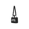 New MLB Polyester Blended Cotton Tote Bag Shopping Bag Shoulder Bag Crossbody Bag Handbag Clutch Regular Unisex Black 3AORS024N-50BKS