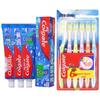 Набор для семейной гигиены полости рта Colgate Ice Mint: зубная паста и зубная щетка