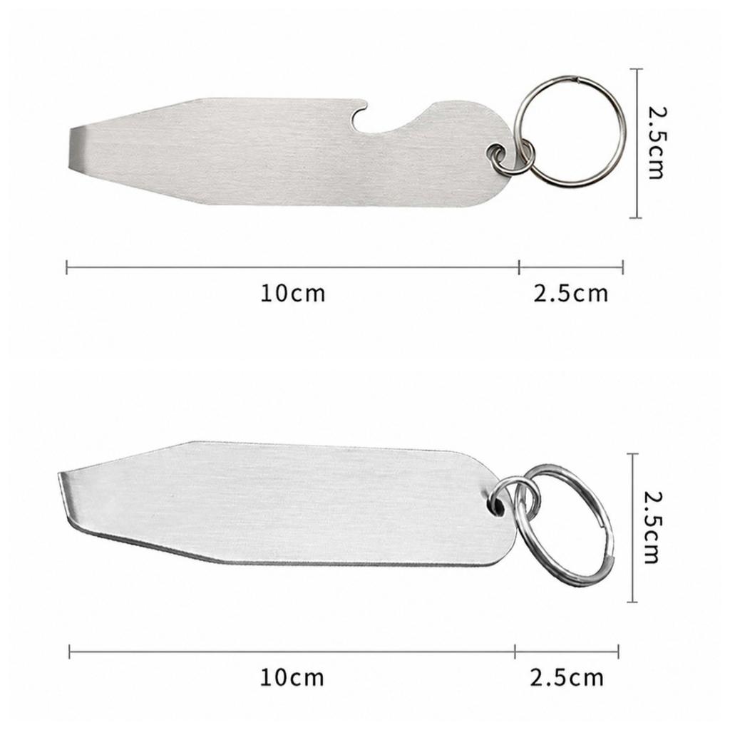 Multi-Function Paint Can Opener Portable Stainless Steel Bottle Opener for Paint Cans Wood Wax Oil Tangerine Peel Bulk 6