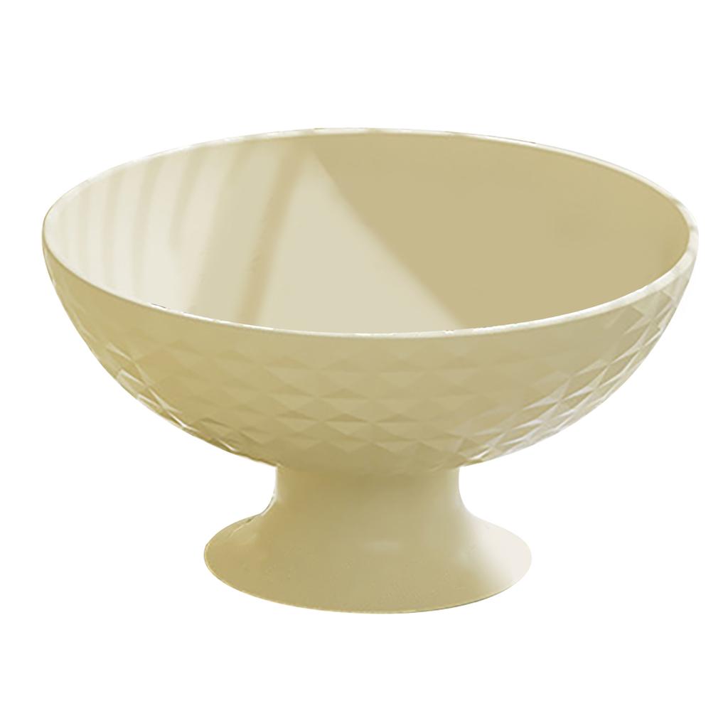 Fruit Tray Plate Holder Plastic Footed Snacks Vegetables Fruits Basket Bowl for Kitchen Counter Dining Room Tables