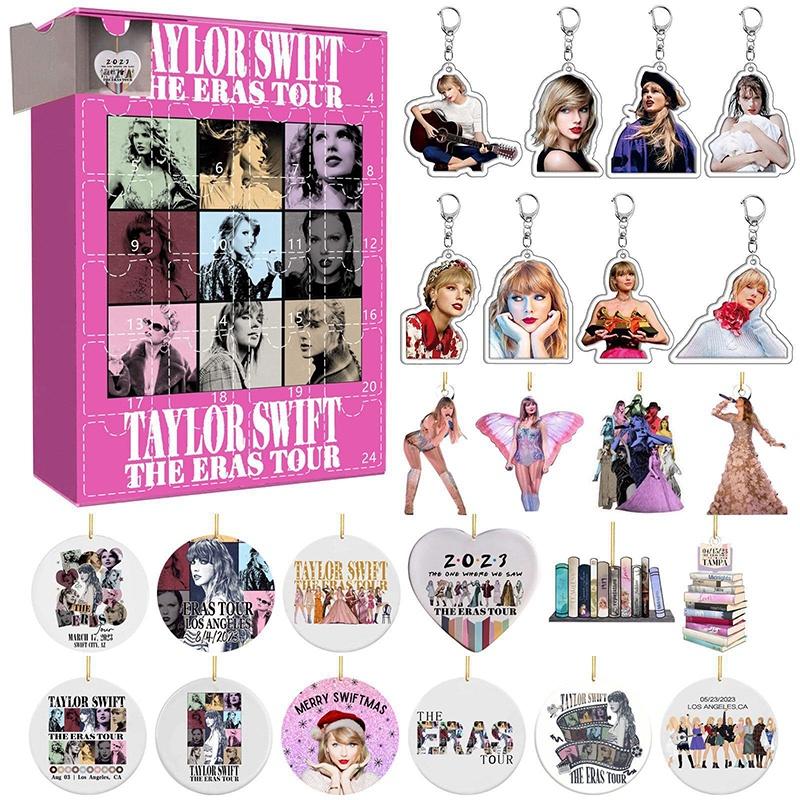 Taylor Christmas Swift Keychain Decoration Acrylic Keyring Accessories Bags