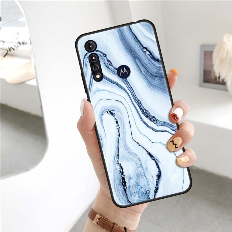 Модный мраморный чехол для Motorola Moto G8 Play G 5G Power Lite E6s Stylus One Hyper Edge Fusion Plus, чехол из ТПУ для телефона