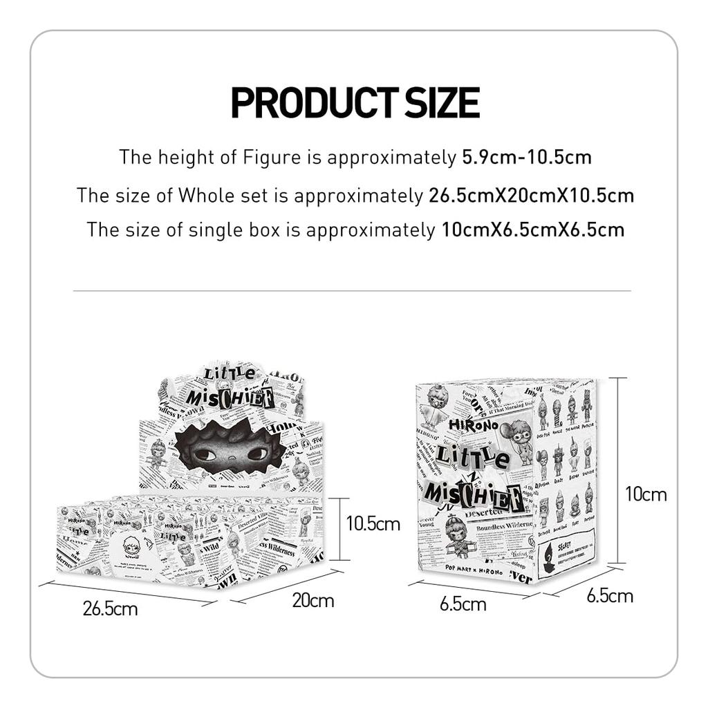 POP MART HIRONO Серия «Озорная» Коробка Pop Mart Gachapon Blind Box Пластик Премиум ПВХ Мягкий Оригинальные Подарки на День рождения [В ассортименте 12] Фигурки, Модели,