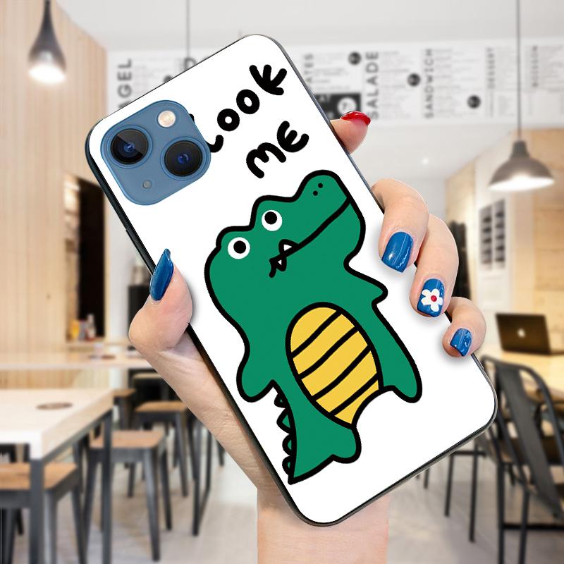 Мягкий силиконовый чехол из ТПУ с милыми мультяшными животными для iPhone 14 13 12 11 Pro Max 7 8 6 6s SE Samsung Galaxy S23 S22 Ultra S21 A53 M33 M30 S9 A21s