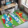The Smurfs Printed Carpet,Rug,for Office Chair Living Room Bedroom Kitchen Room Decor Gifts.