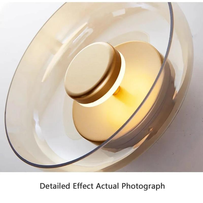 Светодиодный современный стеклянный настенный светильник, креативные потолочные светильники для спальни, прикроватной тумбочки, гостиной, столовой, декоративных светильников для дома, дома