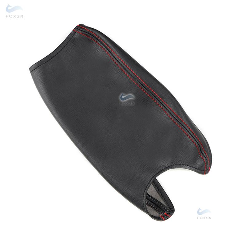 Мягкий кожаный чехол на центральный подлокотник для Honda XRV Vezel H-RV, крышка центральной консоли автомобиля, крышка подлокотника, наклейка, защитная отделка