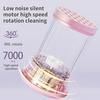 Очиститель для кистей для макияжа Электрическая автоматическая вращающаяся машинка для мытья косметических кистей Портативная чистящая машина Инструмент для чистки аксессуаров для макияжа