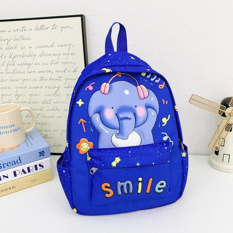 Prints Astronaut Letters Kids Cartoon Backpack Breathable School Bag