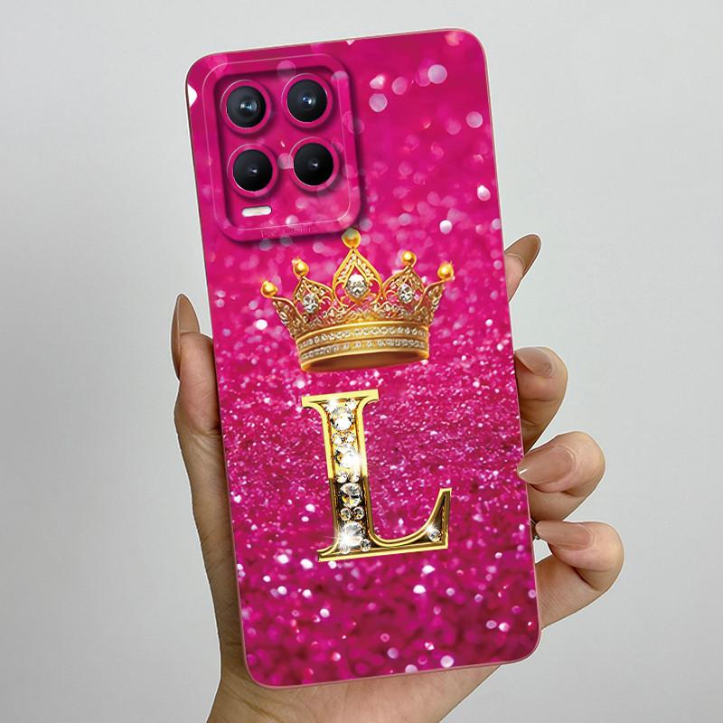 Для Realme 8 Pro RMX3085 RMX3081 Модный чехол для пары с инициалами для Realme8 8Pro 4G Мягкий силиконовый защитный чехол