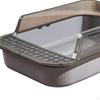 Туалет для кошек Котенка Большой Полузакрытый Песочница с Высокими Бортиками Прочный Открытый Сверху Для Питомца