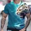 3D Digital Printing Pattern Short Sleeve Men's and Women's Casual Street T-shirt
