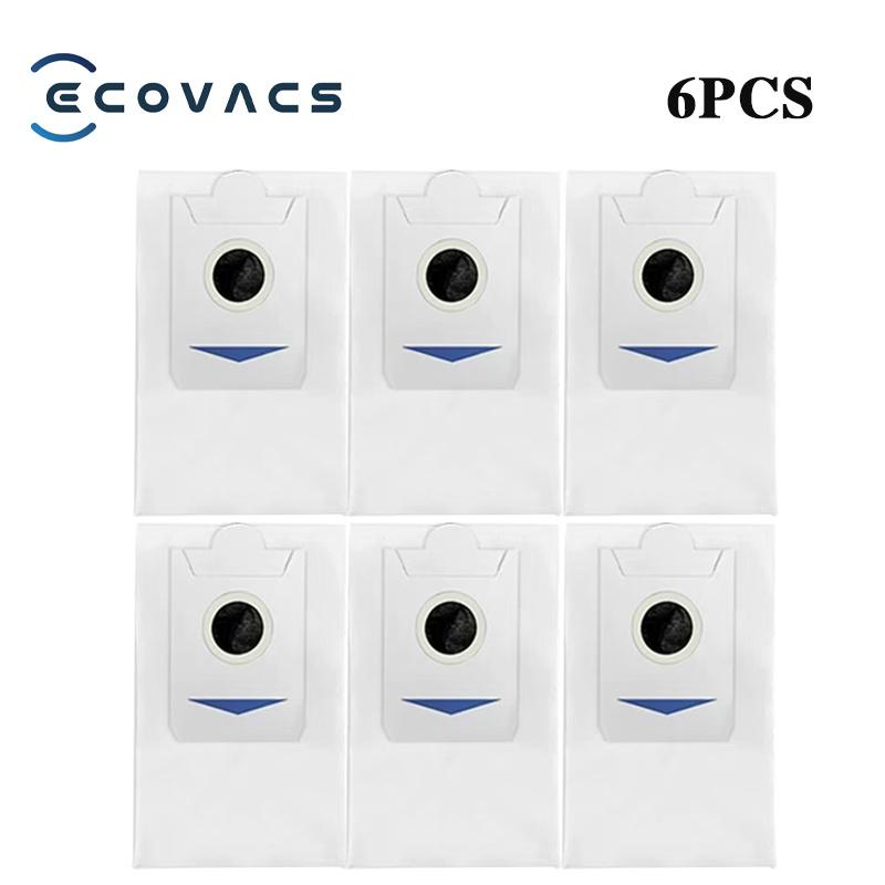 Запасные части для робота-пылесоса Ecovacs X5 OMNI / X5 PRO OMNI: Мешок для пыли, Основная боковая щетка, Фильтр, Аксессуары для швабры