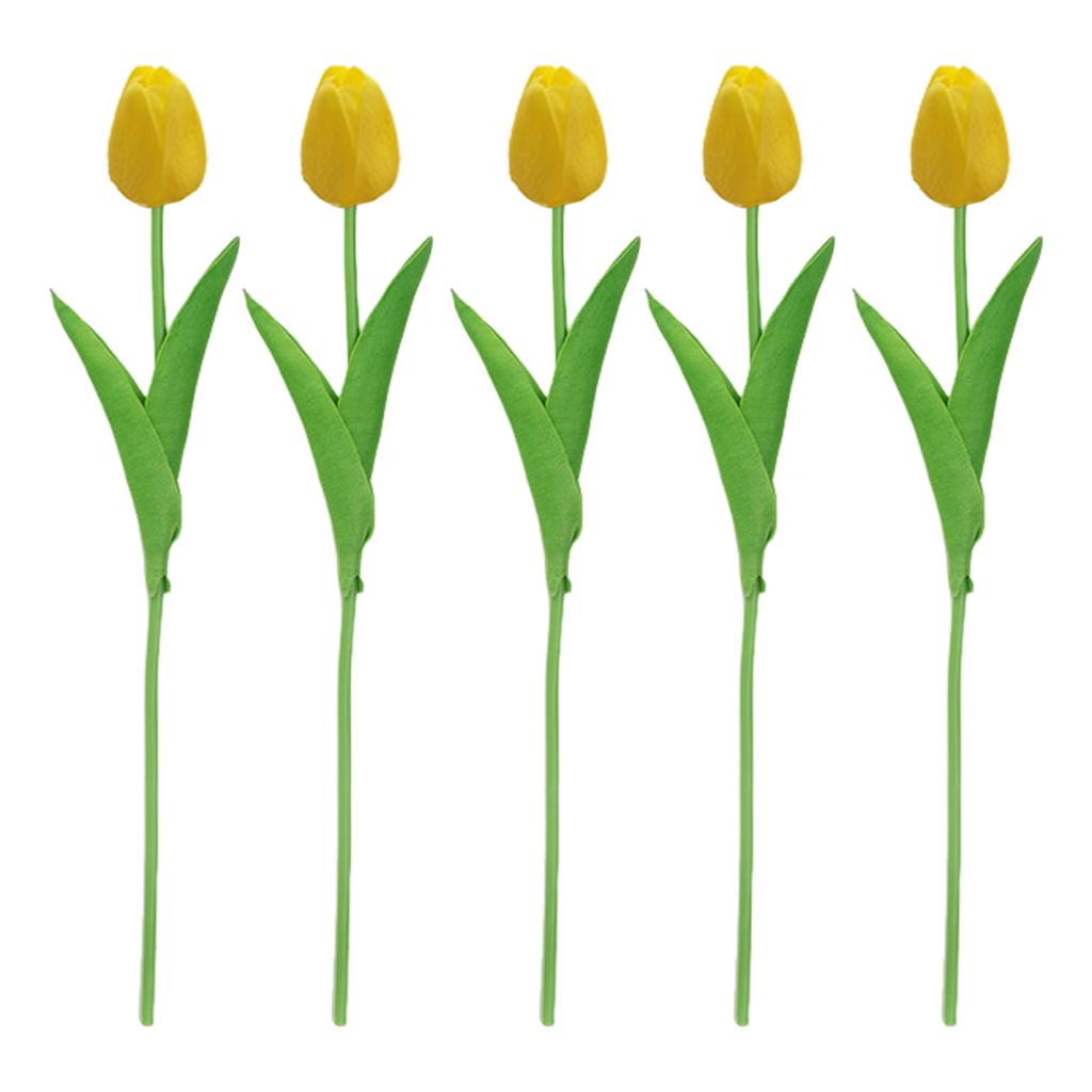 5 шт. Имитация тюльпана 34 см Искусственный тюльпан Поддельные цветы Искусственный тюльпан оптом Подарок на День матери для вазы Главная Кухня Свадьба Весна Украшения для вечеринки
