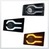 Светодиодные дневные ходовые огни (ДХО) для Toyota Land Cruiser LC76 LC78 LC79 2023 2024, противотуманная фара с указателем поворота, крышка противотуманной фары
