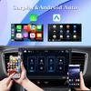 Беспроводной проводной Android Auto CarPlay MP5-плеер одиночный 1 Din 7-дюймовый автомобильный радиоприемник с резервной камерой заднего вида Bluetooth стерео