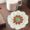 Подставки под стаканы с цветочным узором Теплоизоляционные подставки Нескользящие подставки Подставки под стаканы с защитой от ожогов Кухонные принадлежности
