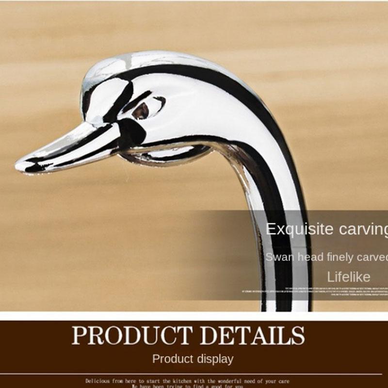 Портативный набор столовых приборов ложка вилка столовые приборы из нержавеющей стали 304 столовая посуда столовая посуда с держателем в виде лебедя стол