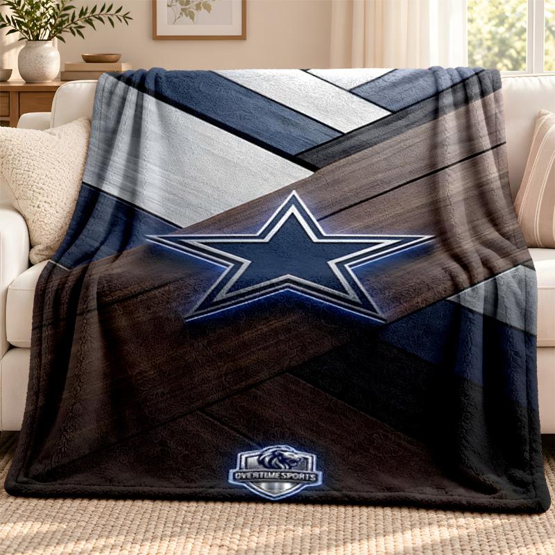 Dallas Cowboys blanket Flannel Blanket Soft Cozy Plush Throw for Sofa Bed Lightweight Home Decoration Outdoor camping