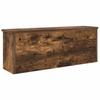 Wall Mounted Nightstand Smoked Oak 80 x 20 x 30 cm