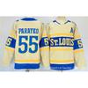 Vintage Style Ice Hockey Jersey With Embroidered Number 10 Mens Cotton Blend Practice Uniform Adult Players