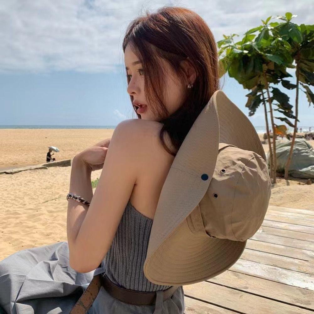 Летняя шляпа с защитой от ультрафиолета для походов и рыбалки, новая шляпа-ведро с полями 12 см для женщин и мужчин