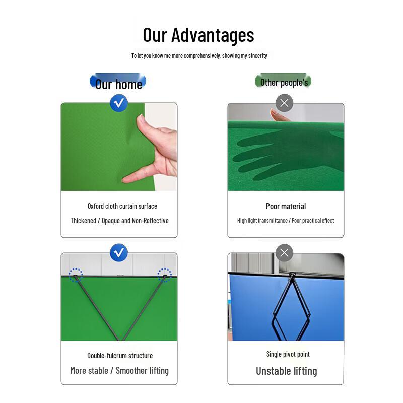 Tianying Shutong Portable Green Screen with Stand