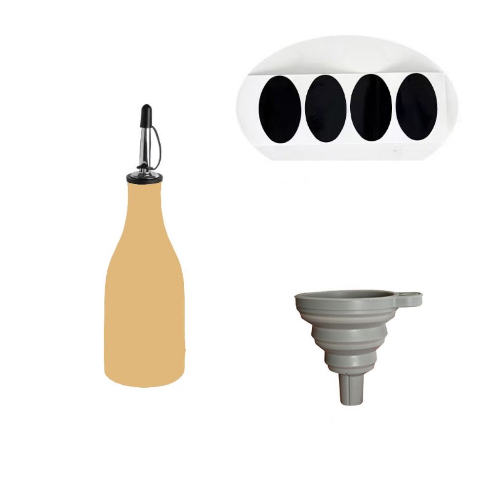 Reduce Oxidation Ceramic Olive Oil Dispenser Bottle Large Capacity Kitchen Sauce Pot Coffee Syrups