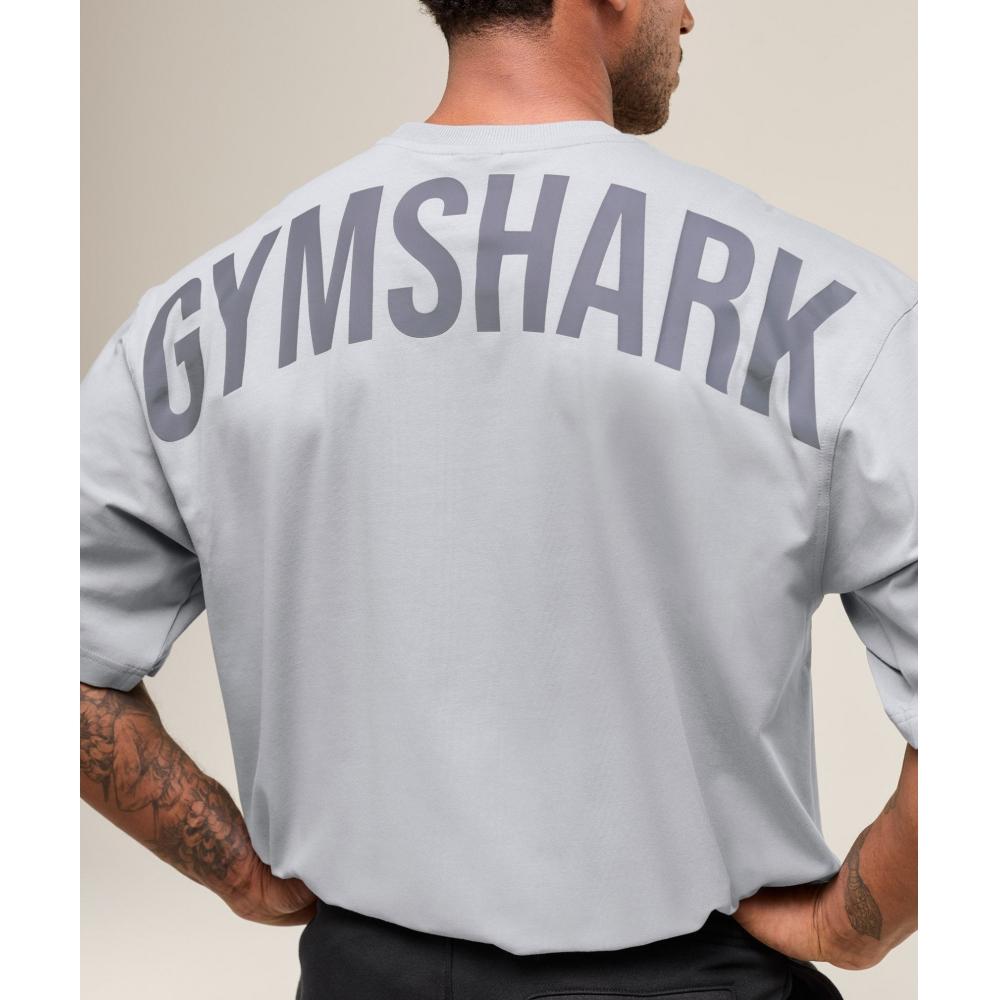 Gymshark Футболка Power T Smokey Grey A2c9e Gb7r