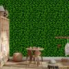 Bottle Green Leather Wallpaper for Living Room and Bedroom 50x1000