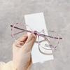 Transparent PC Spectacles Frames Female And Male Anti- Blue-Ray Round Shape Spectacles Blackout Spectacles Optical Grade Spectacles Lenses