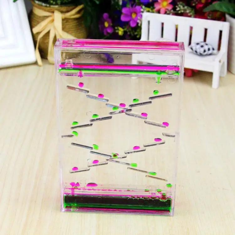 Таймер «Песочные часы», смешанный цвет, двухцветная лестница для капель масла, жидкая вода, капля масла, креативное украшение, подарок на день рождения, таймер, домашний декор