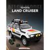 1/24 TOYOTA Land Cruiser LC80 внедорожник литой миниатюрный автомобиль металлический масштаб модель автомобиля звук и свет детская игрушечная коллекционная машина