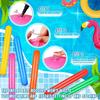 Lot de 6 frites de piscine gonflables de 105 cm (41,3 pouces), flotteurs colorés en PVC pour adultes – Idéal pour la piscine, la plage, le lac et