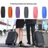 8Pcs Silicone Luggage Wheel Covers Enhance Travel Adventure Minimize Noise Spot Luggage Protective Sleeves