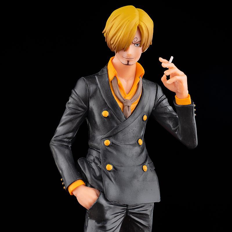 27 см Аниме Фигурка One Piece Винсмоук Санджи Курящий Вставка Grandista ПВХ Фигурки Действия Модель Куклы Игрушки Подарок на День Рождения для Детей
