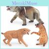 Детские фигурки Токсодона, Диких собак, Махайрода с ПВХ-материалом для коллекции и демонстрации в классе
