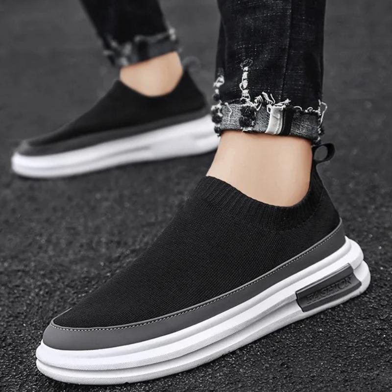 Fashion Men Shoes Classic Comfort Socks Shoes Mesh Breathable Casual Oes New Men's Sneakers Light Sport Running Shoe Soft Driving Shoes