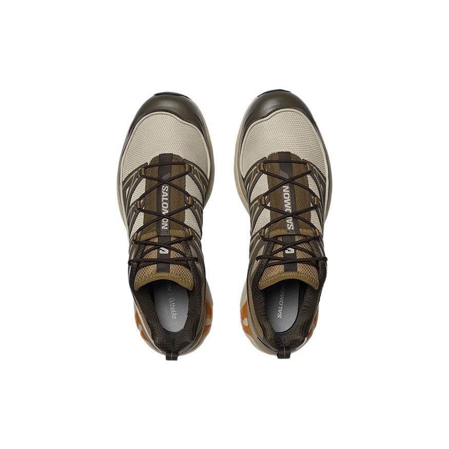 SALOMON Xt-6 Expanse Ретро Тренд Сетчатая Ткань Нескользящие Прочные Легкие Низкие Повседневные Кроссовки для Бега Унисекс Кроссовки Серо-Коричневые 417416