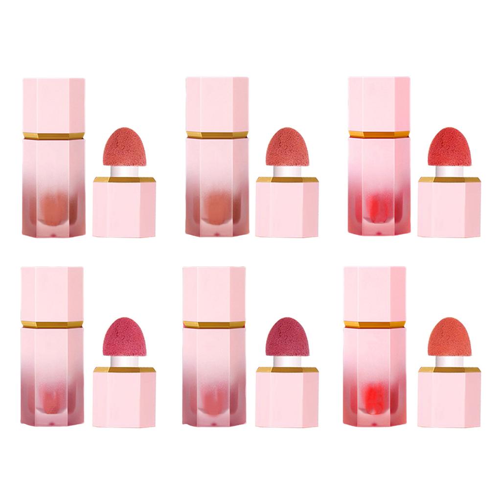 1Pc Women’s Long-Lasting Liquid Blush – Ruddy Sheer Color for Contouring & Highlighting, Waterproof Non-Fading Makeup