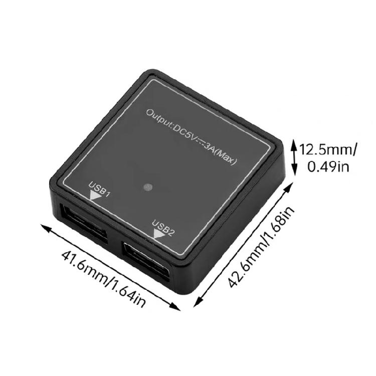 Универсальная двойная USB-солнечная зарядная станция для цифровых устройств. Работает с солнечными панелями 5,5–30 В и аккумуляторами автомобилей
