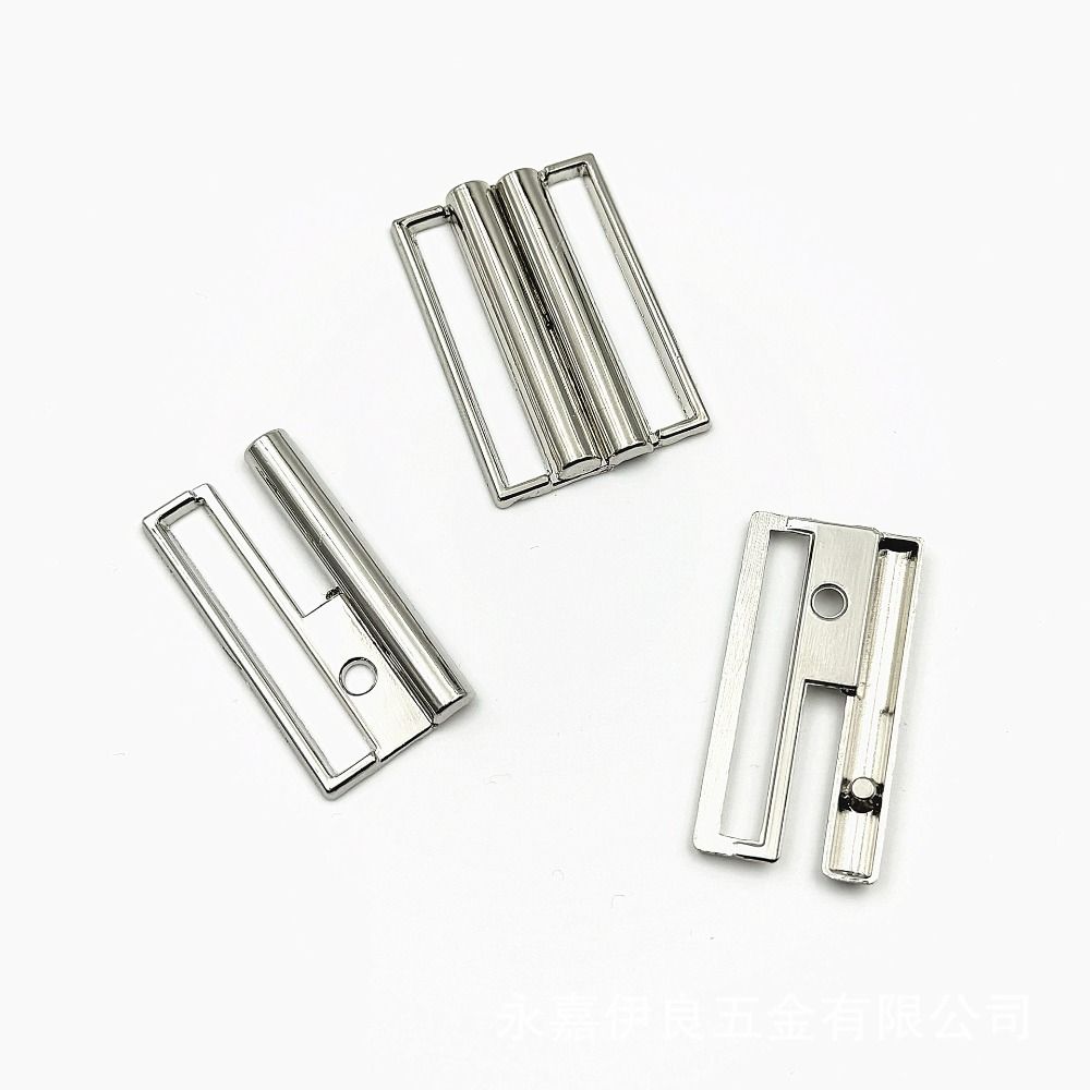 5pcs Gold Silver Black Metal Clasp Practical Elastic Waistband Buckle Crafts Belt Buckle