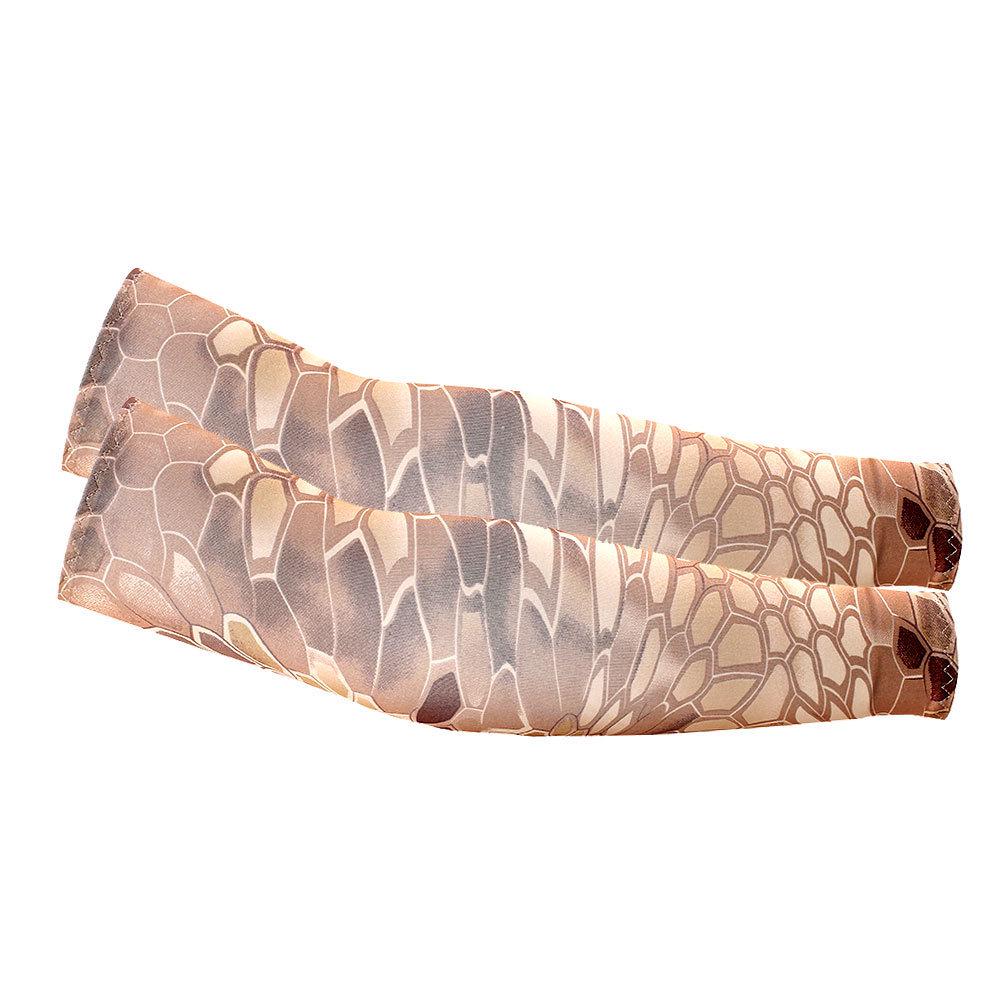 Women's UV-Protective Ice Silk Cycling Arm Sleeves - Lightweight, Breathable, Elastic Sleeves for Sun Protection and Scar Coverage.