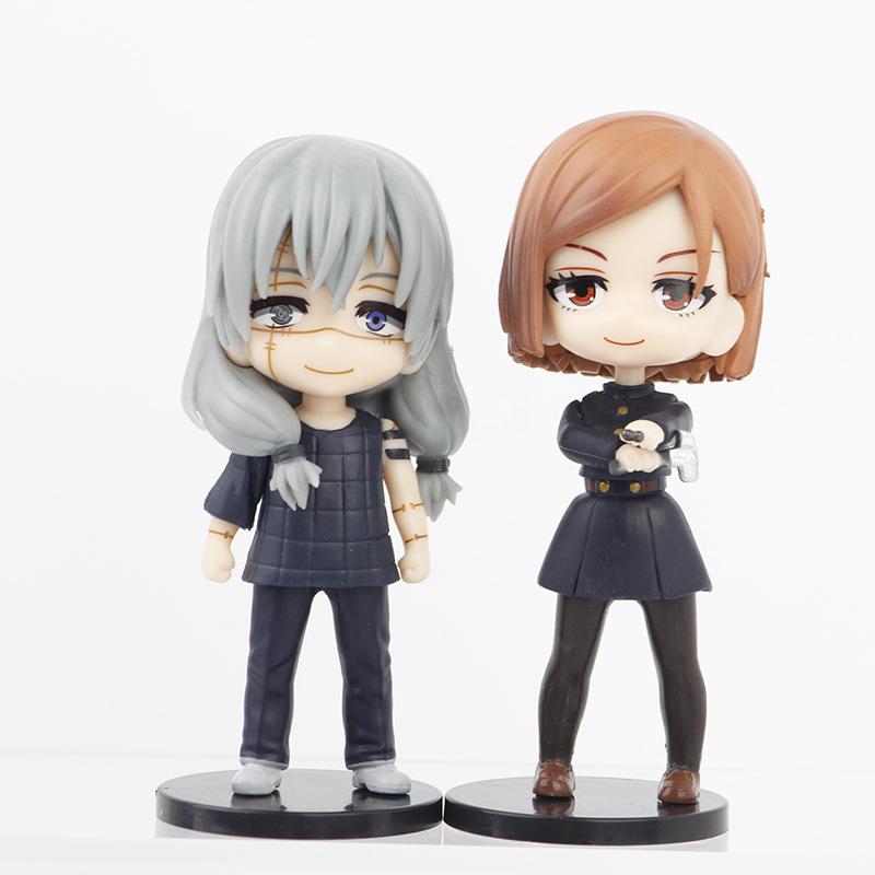 7 шт./комплект Аниме Магическая битва Рёмен Сукуна Годзё Сатору Итадори Юдзи Фигурка Модель Игрушки 9 см