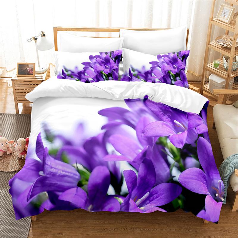 Комплект постельного белья с розовыми розами, пододеяльник с 3D-цветами, модный мягкий теплый комплект постельного белья для девочек, двуспальная кровать, пододеяльник