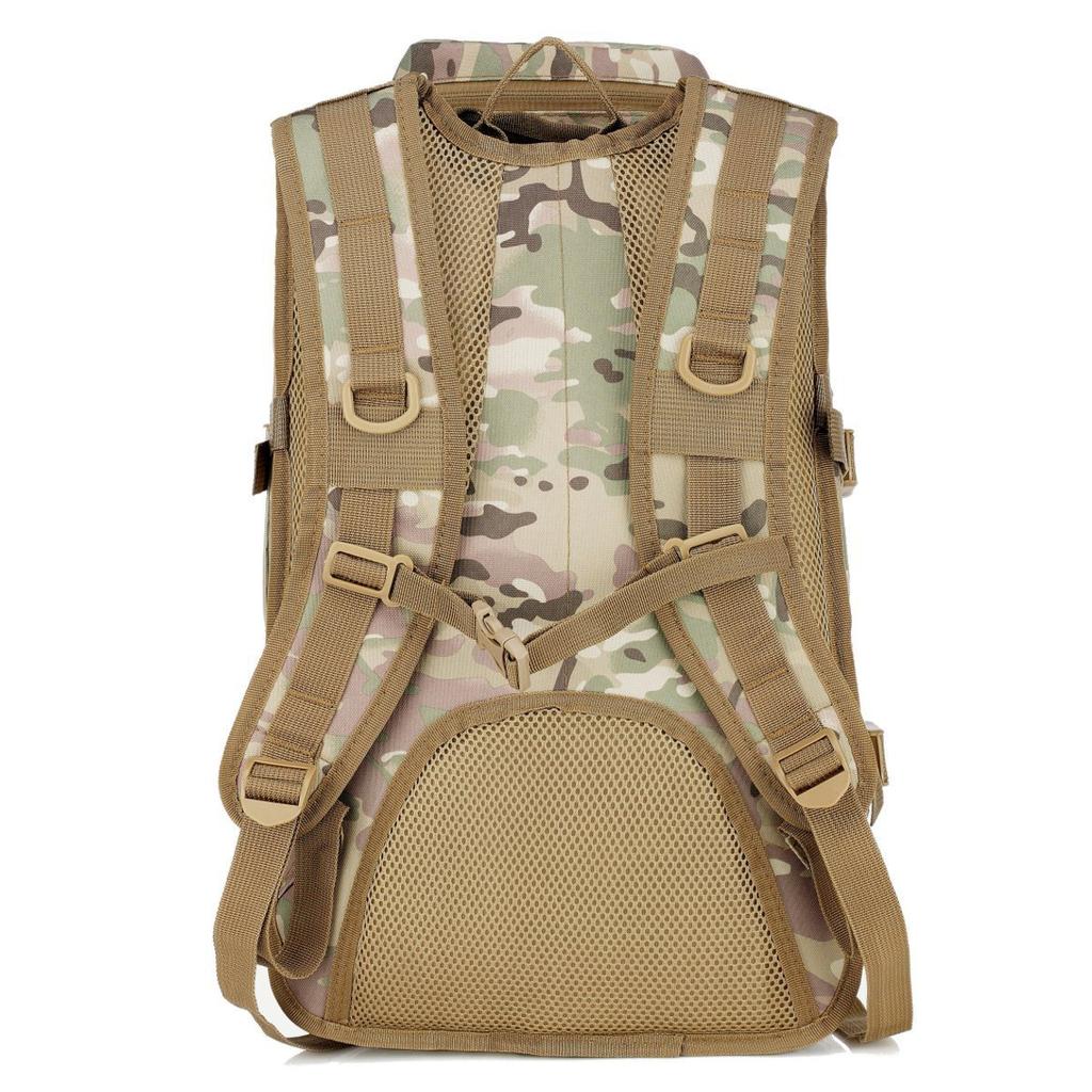 Рюкзак штурмовой рюкзак многофункциональный камуфляж уличный тактический мешок военное снаряжение большой емкости 40 л водонепроницаемый прочный военный рюкзак