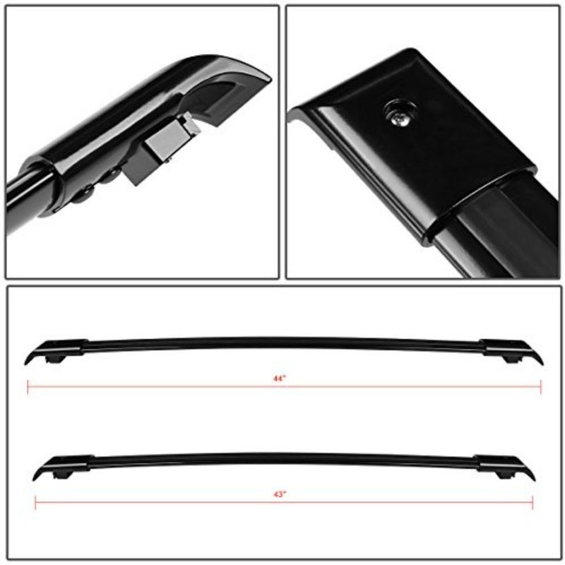 Поперечные дуги багажника на крышу, совместимые с Honda Odyssey 2005-2010, алюминиевые, антикоррозийные, на болтах, для багажа, велосипеда, каяка